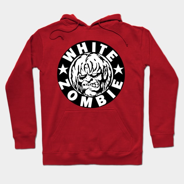 White Zombie Logo Hoodie by BiteBliss